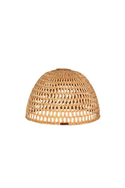 AtanDu Home El Yapımı Doğal Hasır Avize | 50x32 cm |Büyük Boy Dekoratif Sarkıt | Rustik Bohem Tasarım Aydınlatma