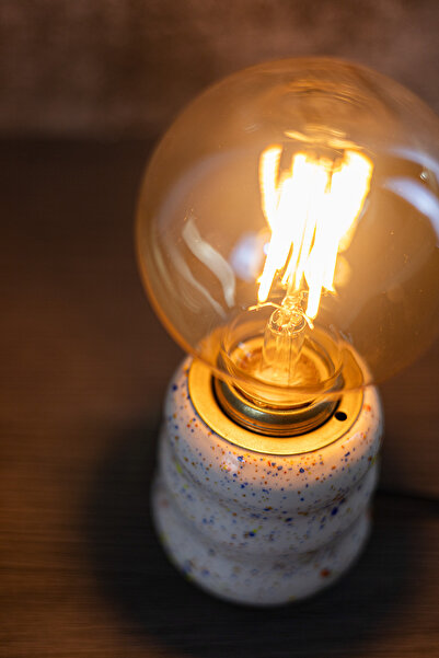domini Gök's Ceramics - Torus - Modern Rustic Design Ceramic Lampshade