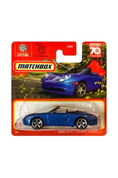 Matchbox Masinuta metalica Matchbox, Porsche 911 Carrera Cabriolet, 1:64, Albastru