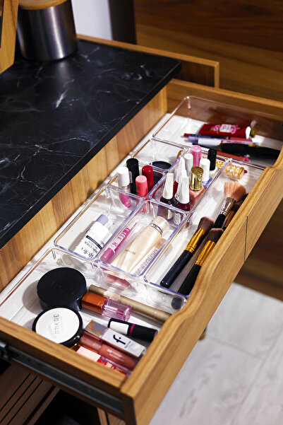 Buclee Set of 23 Modular Drawer Organizers Organizer Modular for Kitchen, Office and Makeup Drawers