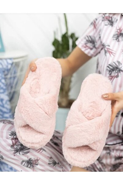 SWORD Winter Cross Women's Slippers |   Plush Wool House Slippers |   Non-Slip Base
