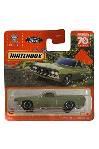 Matchbox Masinuta metalica 1970 Ford Ranchero, 2023, Editie aniversara 70 de ani, HLC54-LA10, 1:64,