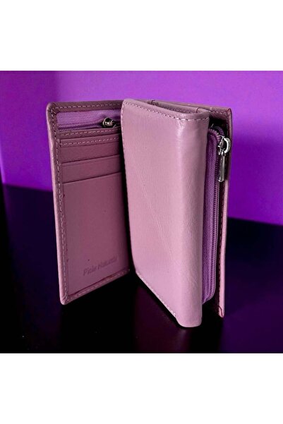 velve Hassion women's wallet, with triple opening, lilac