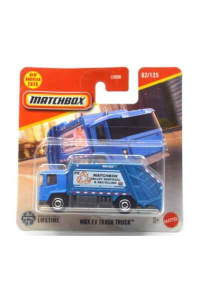 Matchbox Masinuta Matchbox, camion de gunoi MBX EV, 1:64