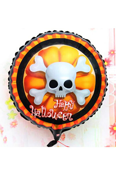 Go İthalat Halloween Skeleton Skull Foil Balloon 18 Inch (5273)