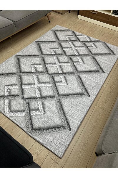 ALLGELSİN Lastikli Mikro Polar Halı Örtüsü 4m2 160x230 veya 6m2 200x300 Dört veya Altı MetreKare Halı Kılıfı