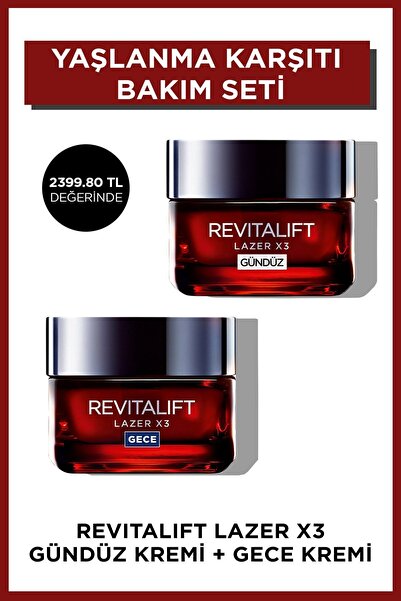 L'Oreal Paris L'oréal Paris Revitalift Lazer X3 Yoğun Yaşlanma Karşıtı Günlük...