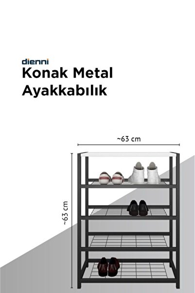 KONAK Dienni Metal Ayakkabılık
