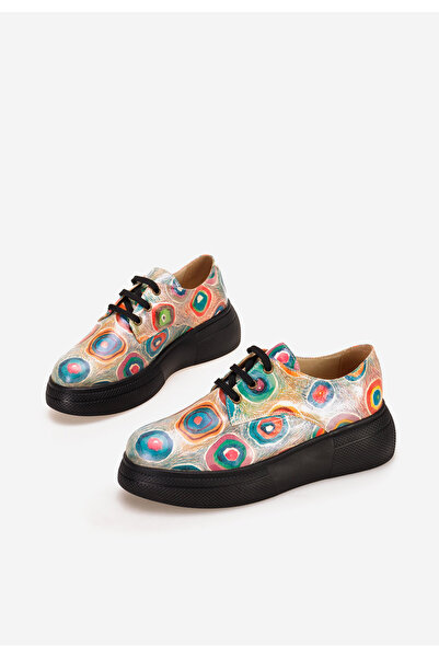 B T Shoes Vícebarevné kožené polobotky Amelise