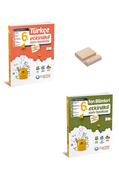 Çanta Yayınları 6. Sınıf Türkçe ve Fen Bilimleri Etkinlikli Soru Bankası + Te...
