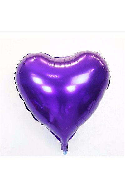 Go İthalat Heart Balloon Foil Purple 45 cm 18 Inch (5273)