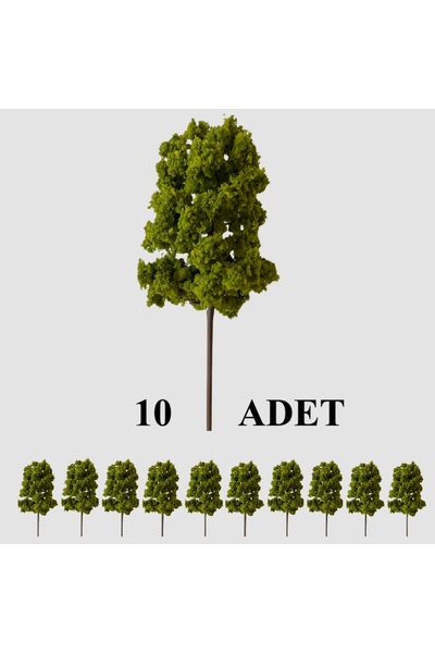 maketsunum 7 CM 10 ADET YASSI FORMLU BAHAR AĞACI