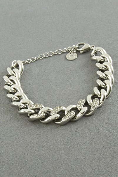 feryal Flat Chain Luxury Steel Bracelet