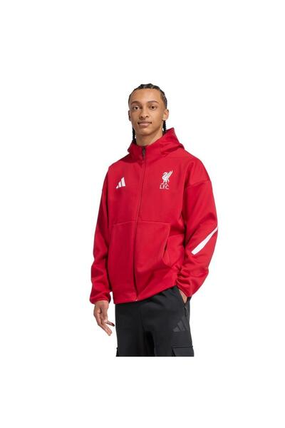 adidas Men's Red Jacket Lfc Anth Jkt Jw5484