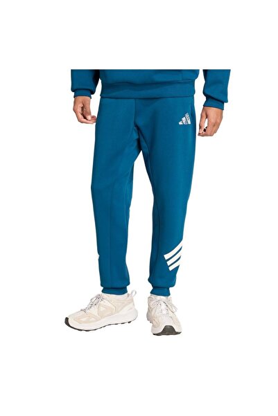 adidas Ανδρικό μπλε παντελόνι φούτερ M SM SWEATPANTS JL8054