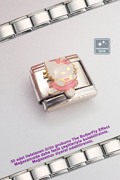 Miss TBee Italian Steel Bracelet - Single Charm