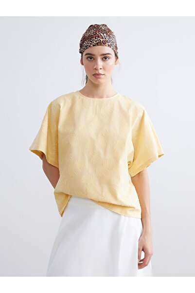 LC Waikiki Lcw Vision Crew Neck Patterned Blouse