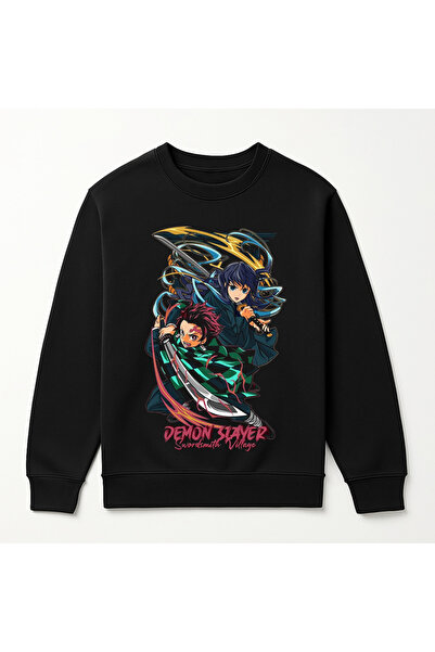 SVART WEAR سترة قطنية عالية الجودة مصممة خصيصًا لعشاق قاتل الشياطين للجنسين