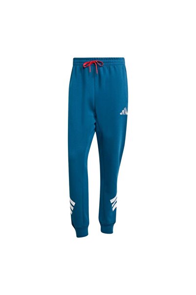 adidas Ανδρικό μπλε παντελόνι φούτερ M SM SWEATPANTS JL8054