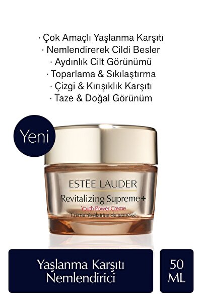 Estee Lauder Nemlendirici Krem - Revitalizing Supreme Çok Amaçlı Yaşlanma Kar...
