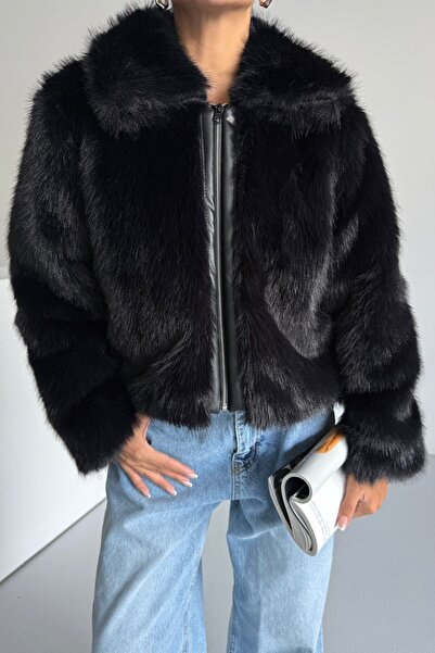 moda armanc Premium Fur with Soft Touch Lining and Zipper Closure