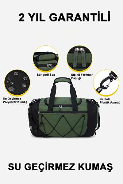 woys 2 Years Warranty Organizer Sports Bag - 7 Compartments Fitness Gym Bag