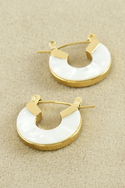 Yıldızınızzz accessory Half Hoop Luxury Steel Earrings