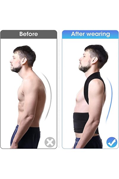 Aputue Adjustable Activewear Back & Shoulder Vest for Men and Women