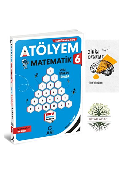 Karma Kitaplar ARI YAYNCILIK 6.SINIF MATEMATİK ATÖLYEM GÜNCEL MAARİF MODEL+Zİ...