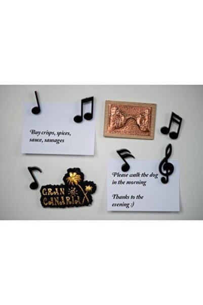 Gadget Master Set 6 magneți cu note muzicale