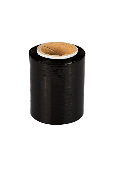 OEM Mini roll 253g elastic stretch film, PR-9389-BK, 10 cm wide, 150 m long, for packaging, black