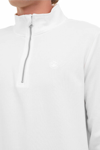 lumberjack Mb Bs47 Hzıp Sw 5Pr Ekru Erkek Sweatshirt A102024312