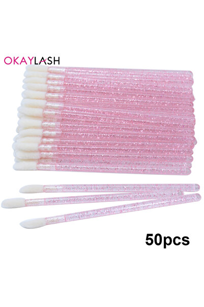 Choice3 فرشاة ملمع الشفاه اللامعة للاستخدام مرة واحدة من Okaylash باللون الور...