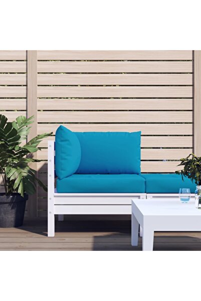 vidaxl Pallet Cushions 3 pcs Light Blue Oxford Fabric