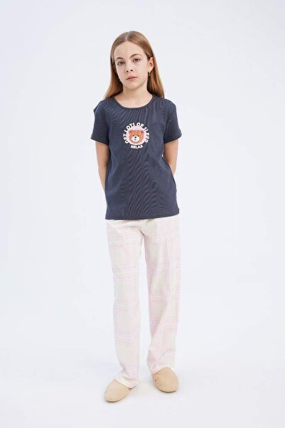 DeFacto Kız Çocuk Pijama Takımı E2221A8Xa