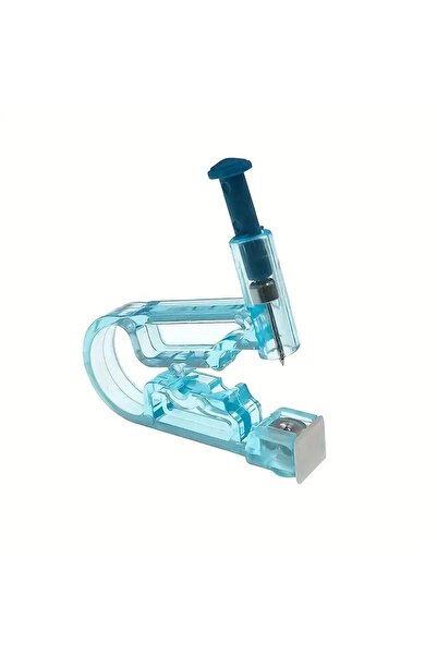 BUĞLEM 2 Adet Tek Kullanımlık Kulak Delme Tabancası(AĞRISIZ) Metalik Renk Küpeli