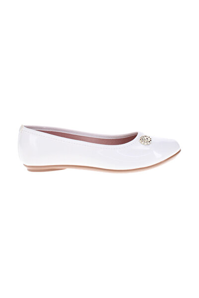 Molekinha By Styli Solid Flat Ballerinas with Metal Accent