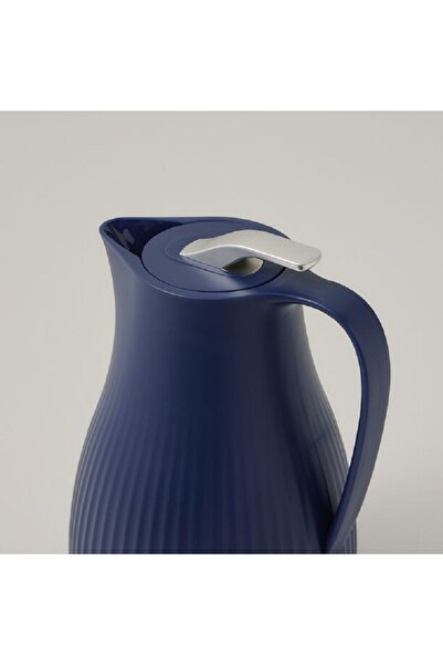 Dallaty Plastic Vacuum Flask Bear Dark Blue 1L