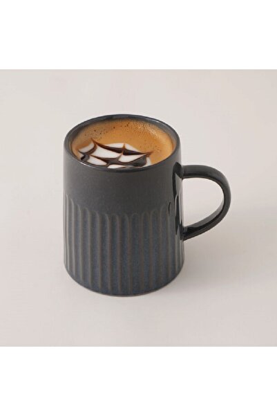 Dallaty Round Ceramic Mug, Navy