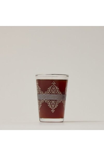 Moroccan Tea Glass 6 Peaces Silver