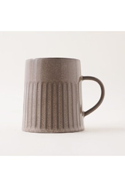 Dallaty Round Ceramic Mug, Beige