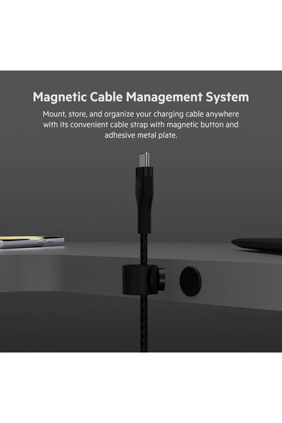 Belkin Fast Charge Pro Flex Braided USB C charger cable, USB-IF certified PD type C fast charging ca