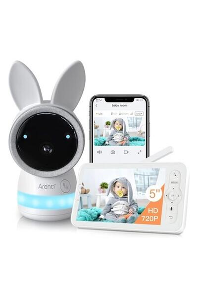 ARENTI Video Bebek Monitörü, 2k Ultra Hd Wifi Kameralı Ses Monitörü