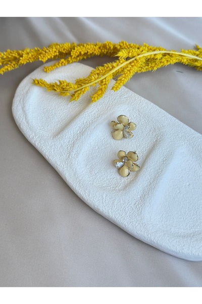 14K VİP çiçek küpe