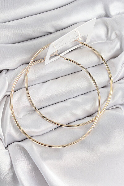 Clariss Brass Ring Model Gold Color Women's Earrings