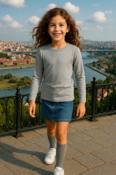 Cloise Grimelanj Çocuk Uzun Kollu T-shirt Kız - Erkek Unisex