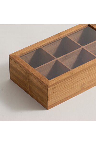 Dallaty acacia wood tea box 21*15.8*10cm