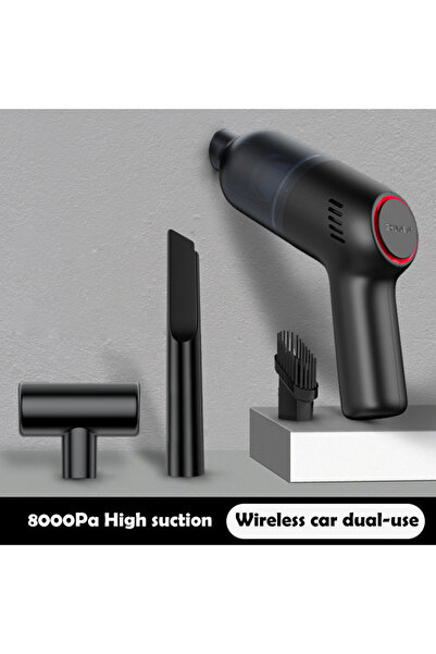 Choice مكنسة كهربائية لاسلكية سوداء للسيارة، مكنسة كهربائية محمولة لاسلكية، ل...