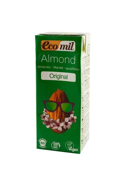 Ecomil Bautura bio de migdale Original, 200ml,