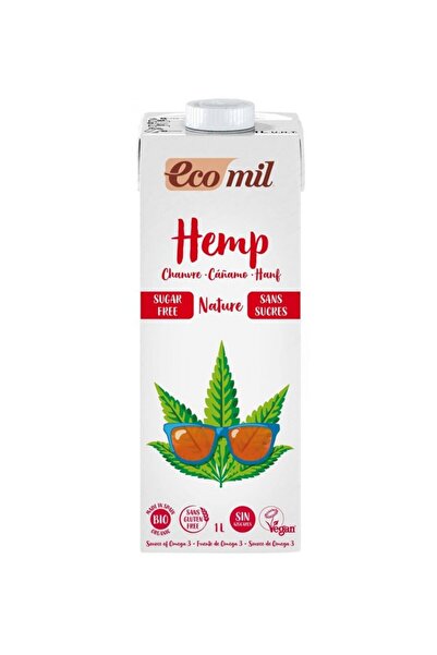 Ecomil Bautura vegetala bio din canepa natur, 1000ml